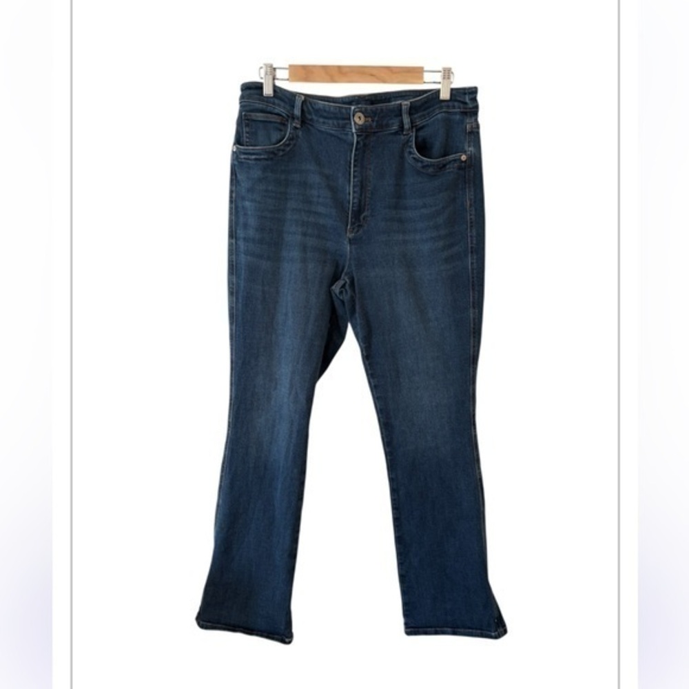 J.Jill Women's Bootcut High Rise Blue Denim Jeans sz 14